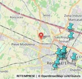 Mappa 42124 Reggio nell'Emilia RE, Italia (2.8)