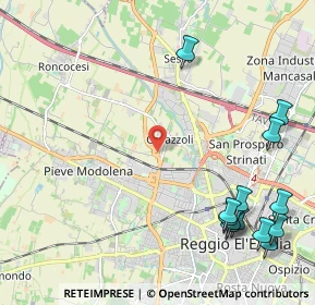 Mappa 42124 Reggio nell'Emilia RE, Italia (2.95538)