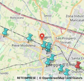 Mappa 42124 Reggio nell'Emilia RE, Italia (3.04857)