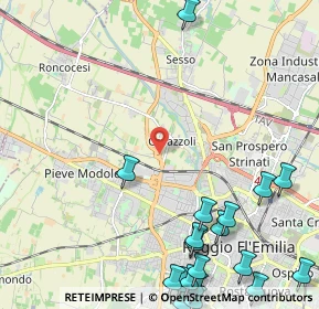 Mappa 42124 Reggio nell'Emilia RE, Italia (3.26842)