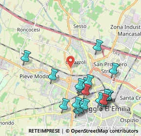 Mappa 42124 Reggio nell'Emilia RE, Italia (2.316)