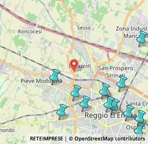 Mappa 42124 Reggio nell'Emilia RE, Italia (2.915)