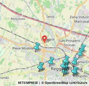 Mappa 42124 Reggio nell'Emilia RE, Italia (2.97467)