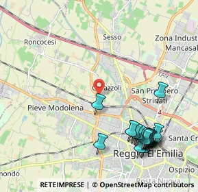 Mappa 42124 Reggio nell'Emilia RE, Italia (2.565)