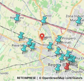 Mappa 42124 Reggio nell'Emilia RE, Italia (2.46563)