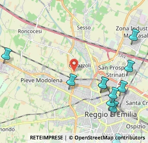 Mappa 42124 Reggio nell'Emilia RE, Italia (2.76545)