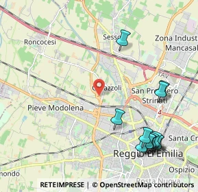 Mappa 42124 Reggio nell'Emilia RE, Italia (2.6725)