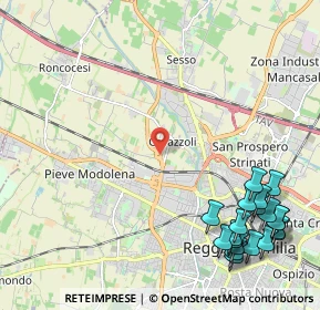 Mappa 42124 Reggio nell'Emilia RE, Italia (3.082)