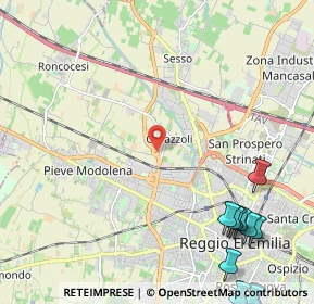 Mappa 42124 Reggio nell'Emilia RE, Italia (3.45818)