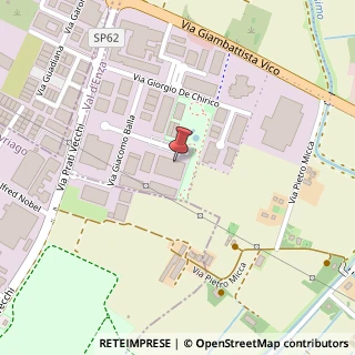 Mappa Via Giacomo Balla, 11, 42124 Reggio nell'Emilia, Reggio nell'Emilia (Emilia Romagna)