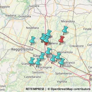 Mappa Via Jugularia, 41011 Campogalliano MO, Italia (11.25429)