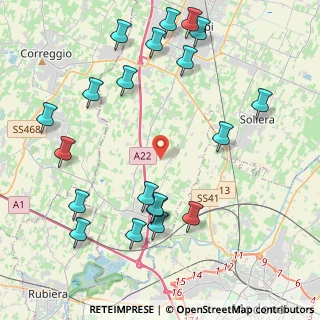 Mappa Via Jugularia, 41011 Campogalliano MO, Italia (5.107)