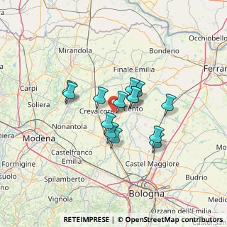Mappa Via Fossetta, 40017 San Giovanni in Persiceto BO, Italia (9.74571)