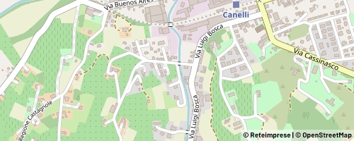 Mappa Canelli