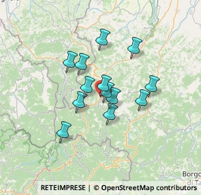 Mappa Via Ferriere, 29020 Corte Brugnatella PC, Italia (9.95692)