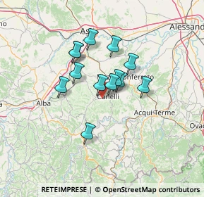 Mappa Strada SP, 12058 Canelli AT, Italia (9.98769)