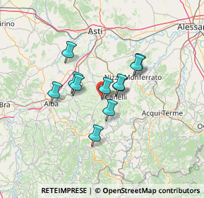 Mappa Via Stazione, 12058 Santo Stefano Belbo CN, Italia (9.54364)