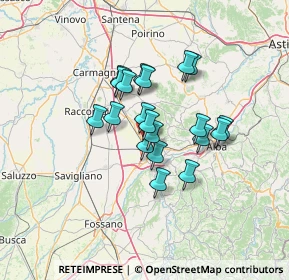 Mappa Via Don Orione, 12042 Bra CN, Italia (9.9405)
