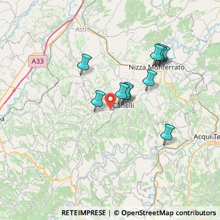 Mappa Strada SP, 12058 Santo Stefano Belbo CN, Italia (6.54545)