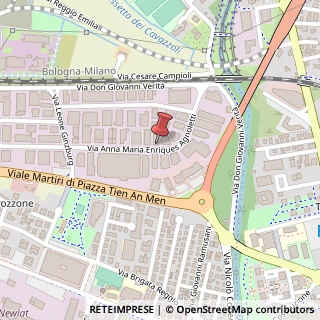 Mappa Via Anna Maria Enriques Agnoletti, 10, 42124 Castelnovo Ne' Monti, Reggio nell'Emilia (Emilia Romagna)