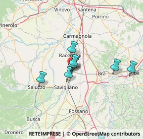 Mappa Piazza Giovanni Crema, 12030 Cavallermaggiore CN, Italia (22.25875)