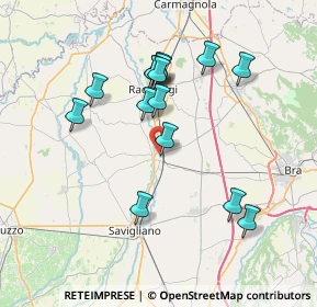 Mappa Piazza Giovanni Crema, 12030 Cavallermaggiore CN, Italia (6.96733)