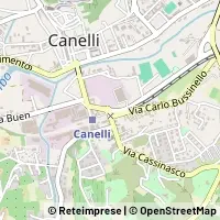 Mapa Canelli