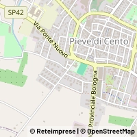 Kartta Pieve di Cento