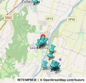 Mappa Via F.Cortesi, 43038 Sala Baganza PR, Italia (2.057)