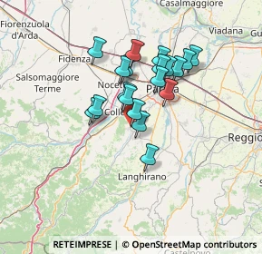 Mappa Via Degli Antoni, 43038 Sala Baganza PR, Italia (10.62368)