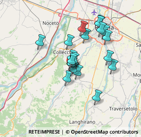 Mappa Via Degli Antoni, 43038 Sala Baganza PR, Italia (5.6215)