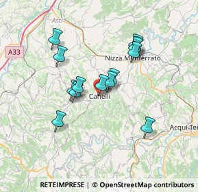 Mappa Via Trento, 14053 Canelli AT, Italia (6.04929)