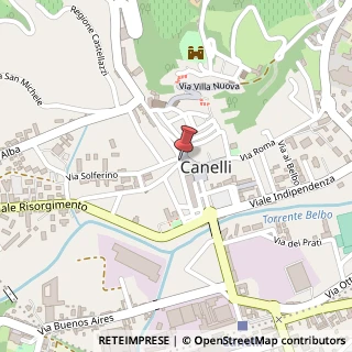 Mappa Corso alfieri 1, 14053 Canelli, Asti (Piemonte)