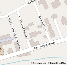 Mappa Via dei Partigiani, 14053 Canelli AT, Italia (0.08462)