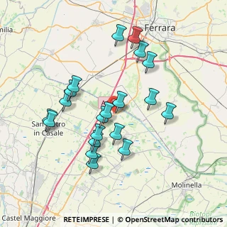 Mappa Via Alessandro Volta, 40051 Malalbergo BO, Italia (7.144)