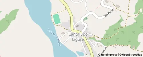 Mappa Cantalupo Ligure
