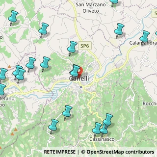 Mappa Via XX Settembre, 14053 Canelli AT, Italia (3.131)