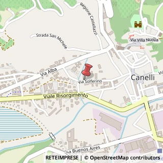 Mappa Via Solferino, 124, 14053 Canelli, Asti (Piemonte)