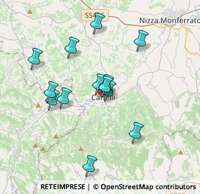 Mappa Via I Maggio, 14053 Canelli AT, Italia (3.30385)
