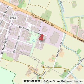 Mappa Via Giorgio de Chirico, 36, 42124 Reggio nell'Emilia, Reggio nell'Emilia (Emilia Romagna)