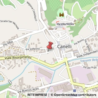 Mappa Via i maggio 48, 14053 Canelli, Asti (Piemonte)