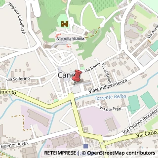 Mappa Piazza gancia carlo 19, 14053 Canelli, Asti (Piemonte)