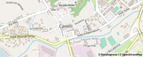 Mappa Canelli