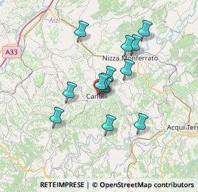Mappa Via al Belbo, 14053 Canelli AT, Italia (5.53077)