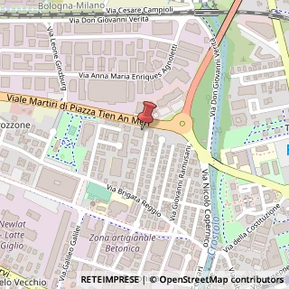 Mappa Via Giovanni Zibordi, 14, 42124 Rubiera, Reggio nell'Emilia (Emilia Romagna)