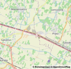 Mappa Via Emore Tirelli, 42122 San Martino in Rio RE, Italia (2.182)