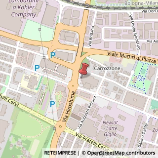 Mappa Via Brigata Reggio, 28, 42124 Reggio nell'Emilia, Reggio nell'Emilia (Emilia Romagna)