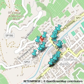 Mappa Via dell'Abbazia, 12058 Santo Stefano Belbo CN, Italia (0.21786)