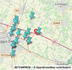 Mappa Unnamed Road, 42122 Reggio nell'Emilia RE, Italia (4.36813)