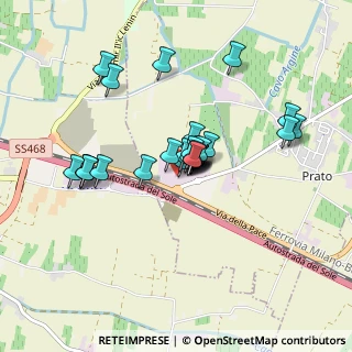 Mappa Via della Tecnica Fraz. Prato, 42015 Correggio RE, Italia (0.67778)